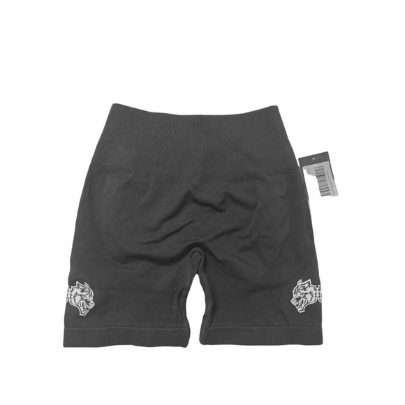 NWT! Alphalete Darc Sport She Wolf Biker Shorts GREY/ SMALL - Picture 3 of 4